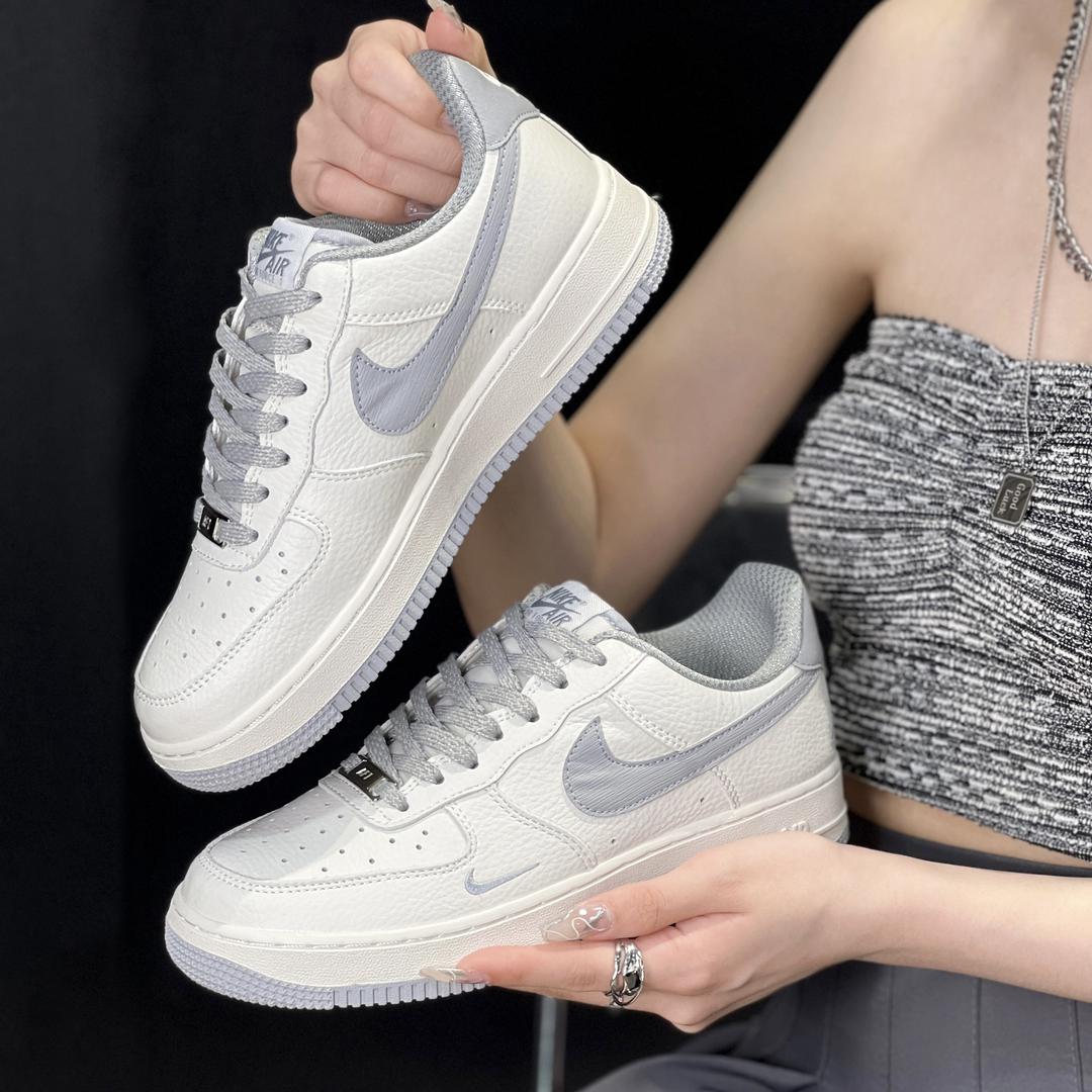 Purple White Custom Air Force 1-shecustomize