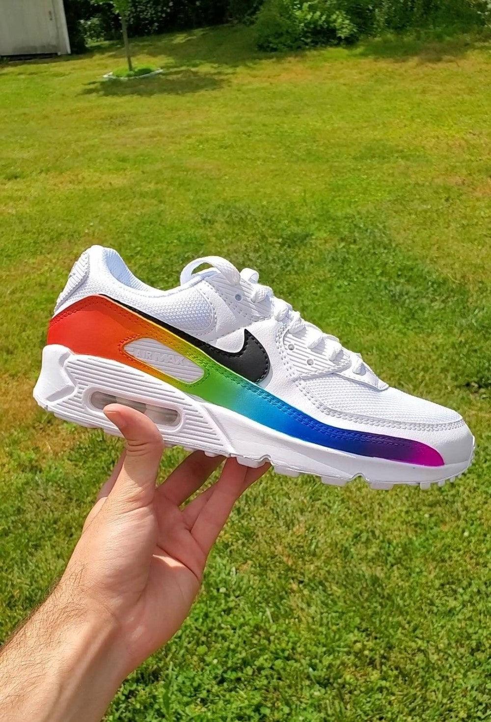 Rainbow Custom Air Max-shecustomize