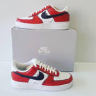Red Black Custom Air Force 1-shecustomize