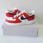 Red Black Custom Air Force 1-shecustomize