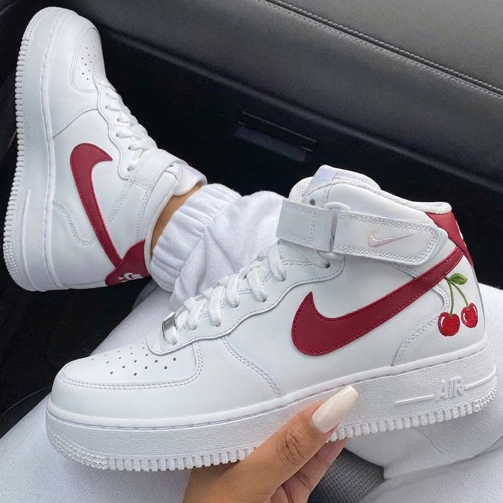Red Cherries Custom Air Force 1-shecustomize