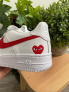 Red Heart Custom Air Force 1-shecustomize