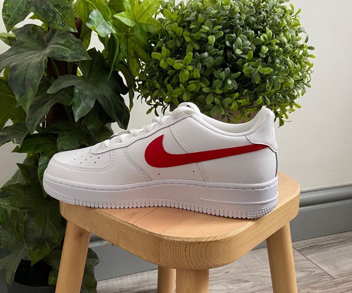 Red Heart Custom Air Force 1-shecustomize