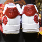 Red Rose Air Force 1s Custom Shoes Sneakers-shecustomize