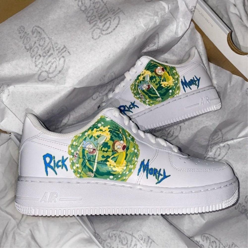 Rick And Morty Custom Air Force 1-shecustomize