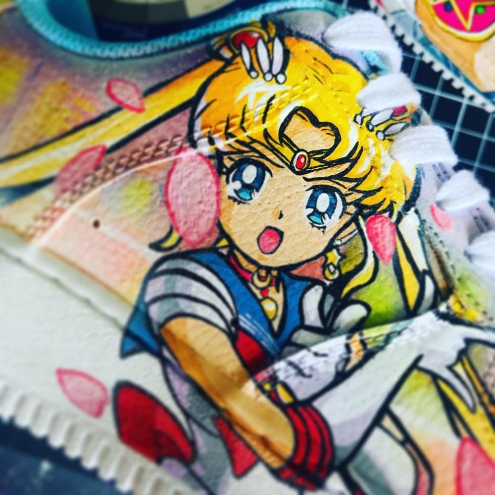 Sailor Moon Amine Custom Air Force 1-shecustomize