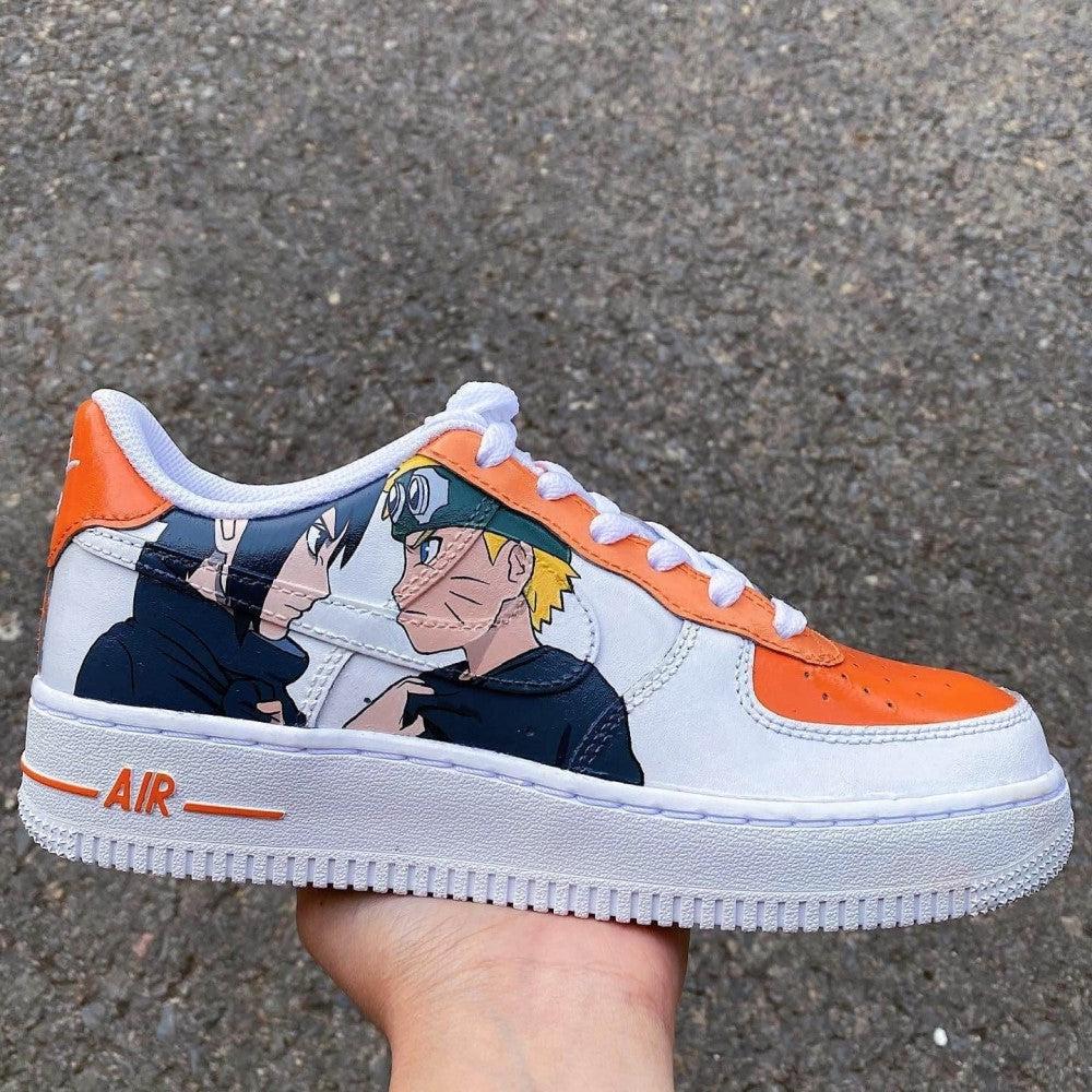 Naruto and Sasuke Amine Custom Air Force 1-shecustomize
