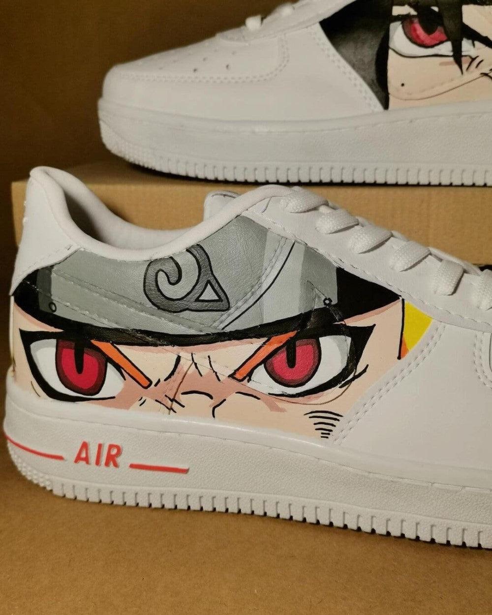Naruto Sasuke Amine Custom Air Force 1-shecustomize