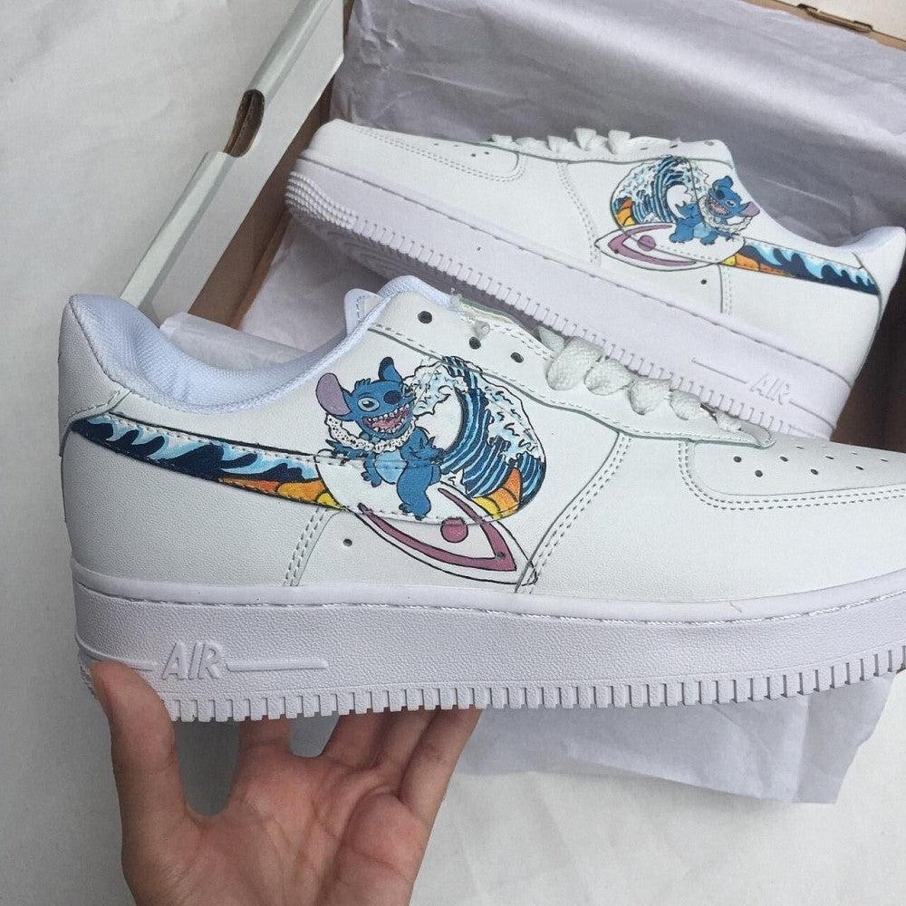 Surfing Stitch Custom Air Force 1-shecustomize