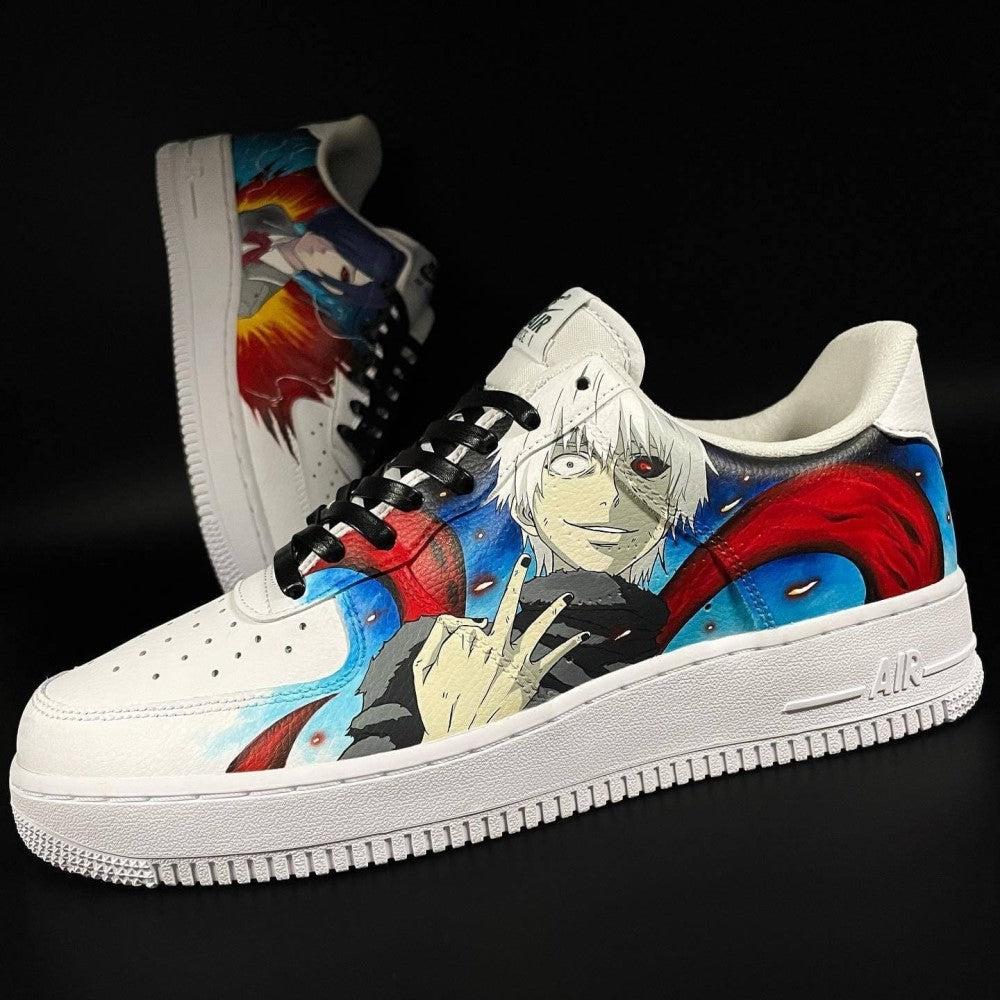 Tokyo Ghoul Kaneki Amine Custom Air Force 1-shecustomize