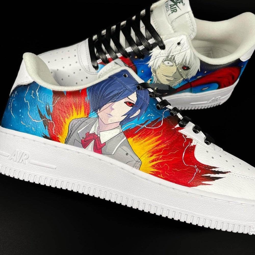 Tokyo Ghoul Kaneki Amine Custom Air Force 1-shecustomize