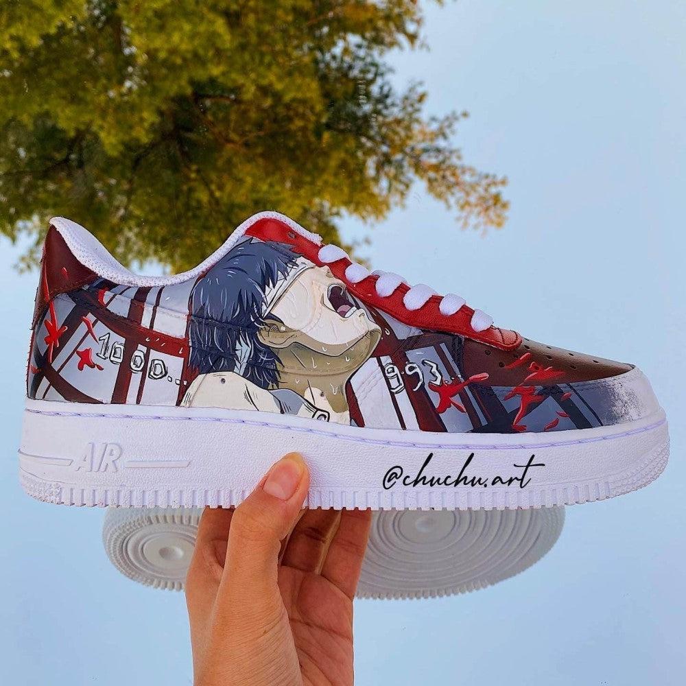 Tokyo Ghoul Kaneki Amine Custom Air Force 1-shecustomize