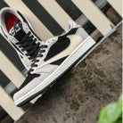 Travis Scott Black Off White Custom Air Jordan 1-shecustomize