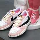 Travis Scott Pink Custom Air Jordan 1-shecustomize