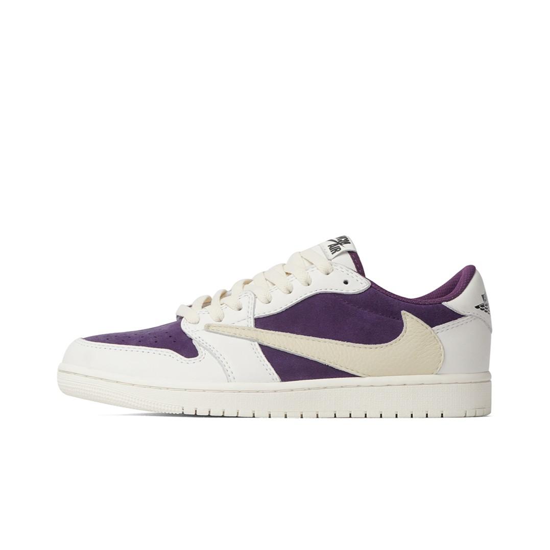 Travis Scott Purple Off White Custom Air Jordan 1-shecustomize