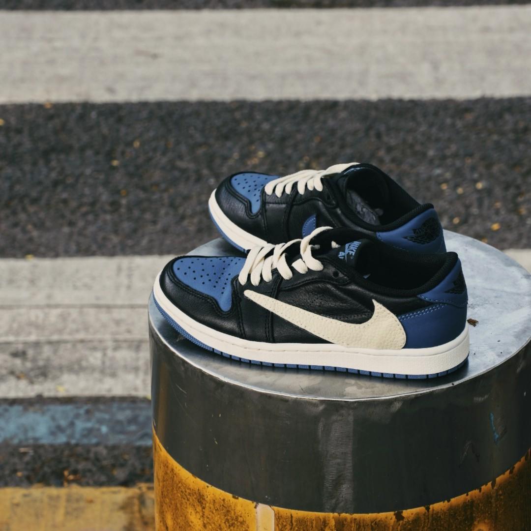 Travis Scott Royal Blue Custom Air Jordan 1-shecustomize