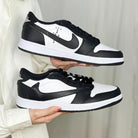TravisScott Black White Custom Air Jordan 1 Low-shecustomize