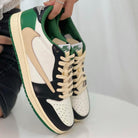 TravisScott Green Black Custom Air Jordan 1 Low-shecustomize