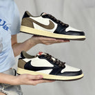 TravisScott Mocha Custom Air Jordan 1 Low-shecustomize