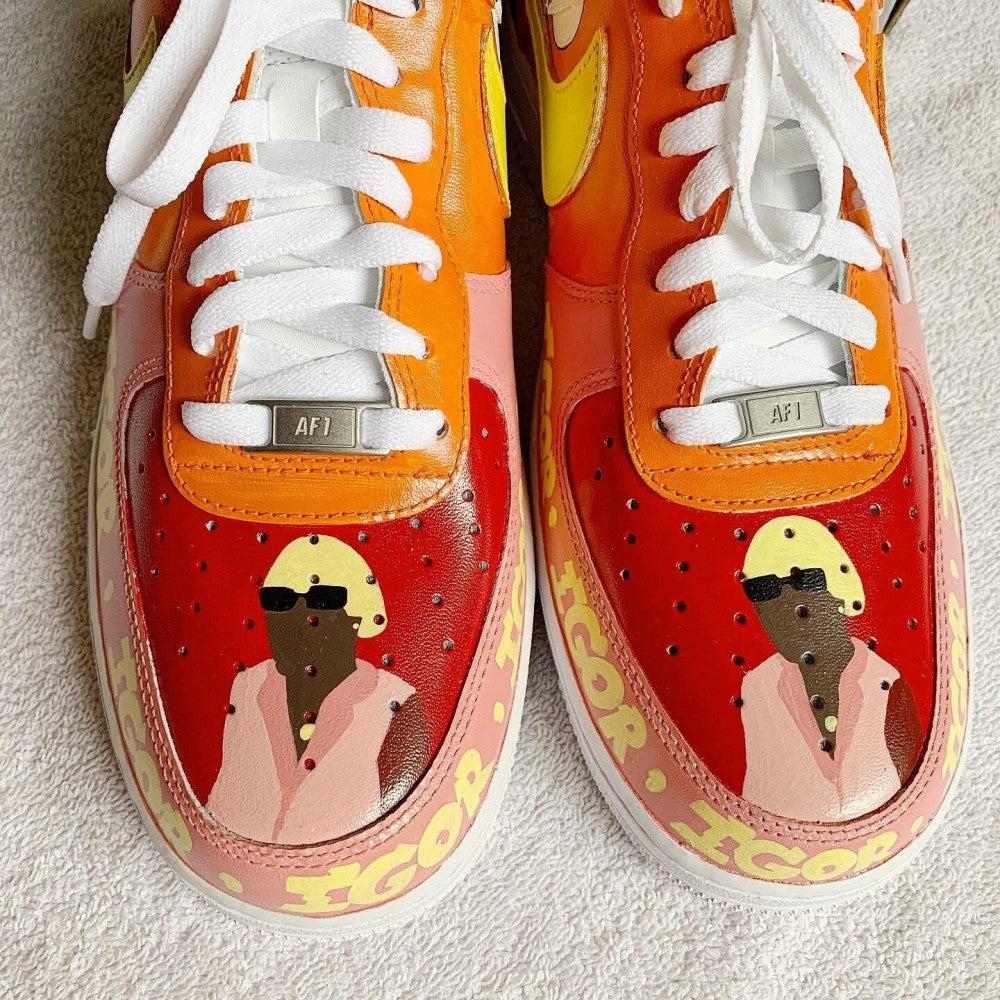 Tyler Swoosh Custom Air Force 1-shecustomize