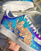 Ultra Blue Vegeta Dragon Ball Amine Custom Air Force 1-shecustomize