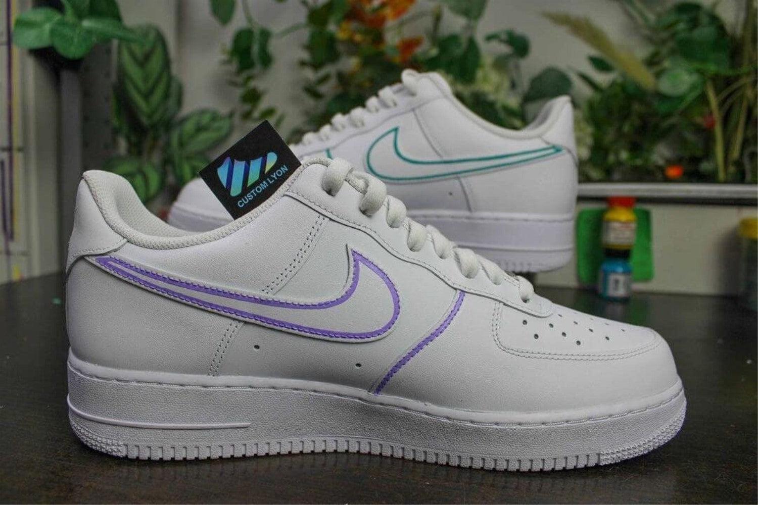 Vegeta Trunks Dragon Ball Amine Custom Air Force 1-shecustomize