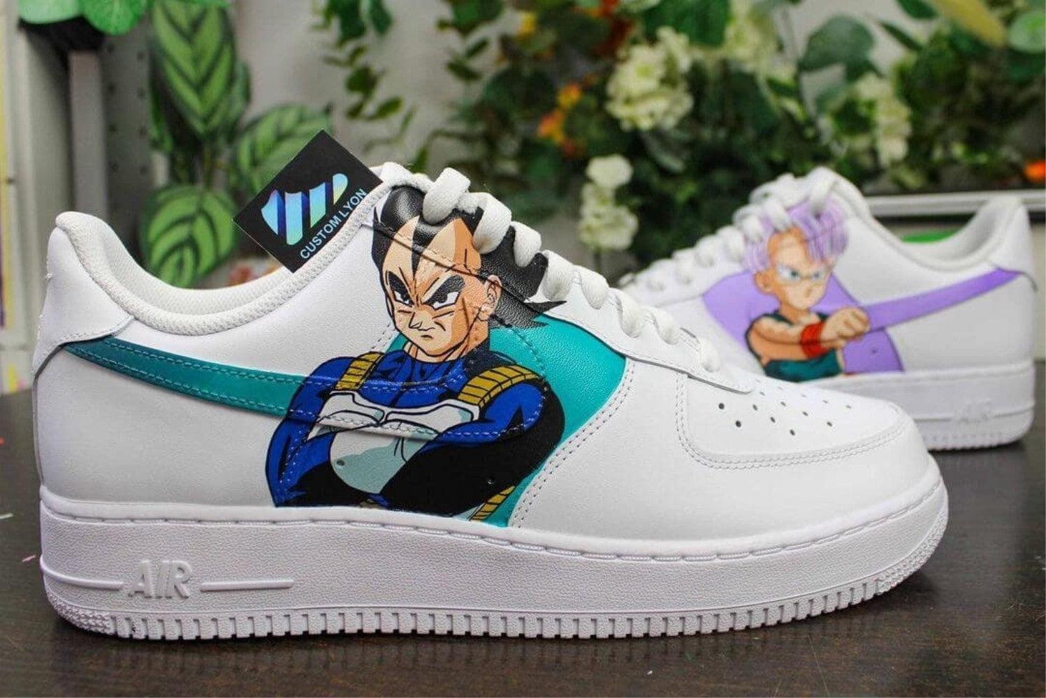 Vegeta Trunks Dragon Ball Amine Custom Air Force 1-shecustomize