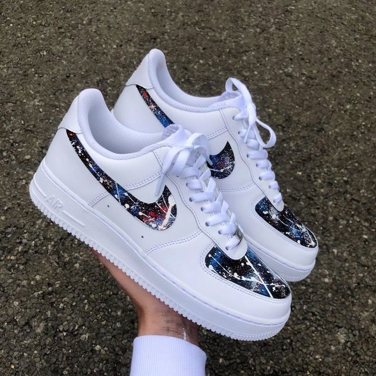 White Galaxy Custom Air Force 1-shecustomize