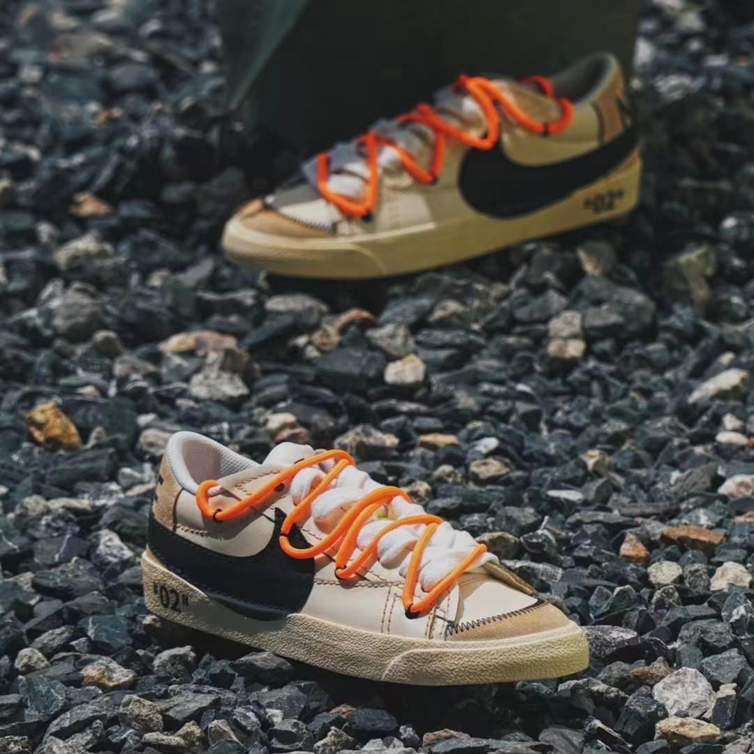 White Orange Custom Nike Shoes-shecustomize