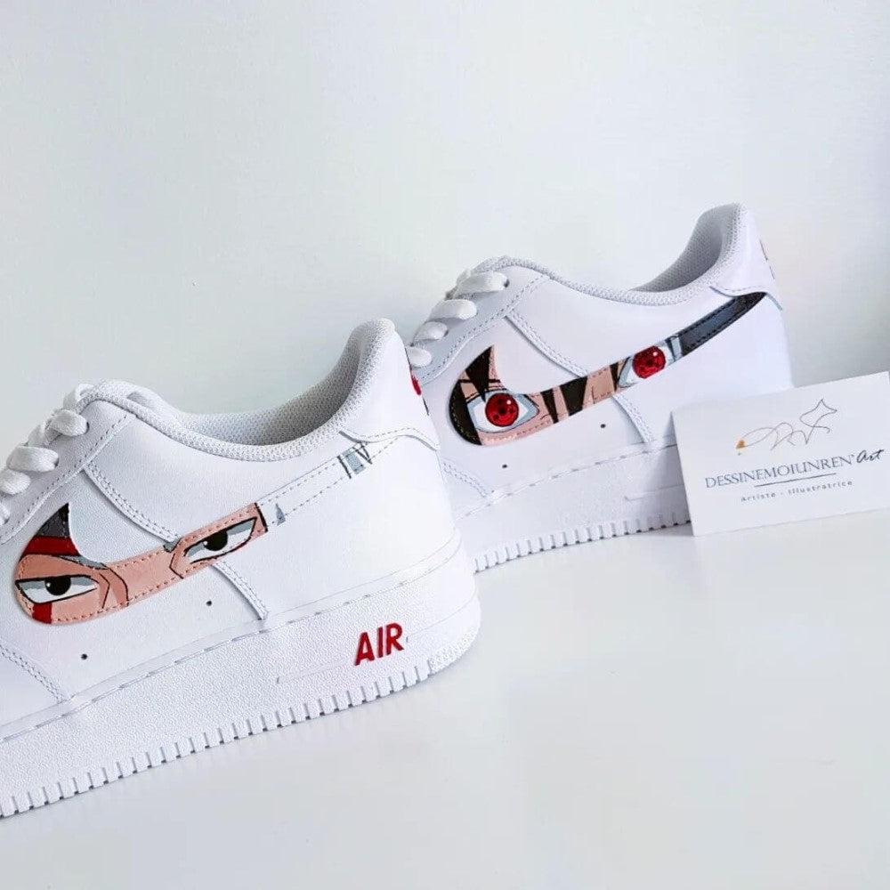 Naruto X Itashi X Jiraiya X Sasuke Amine Custom Air Force 1-shecustomize