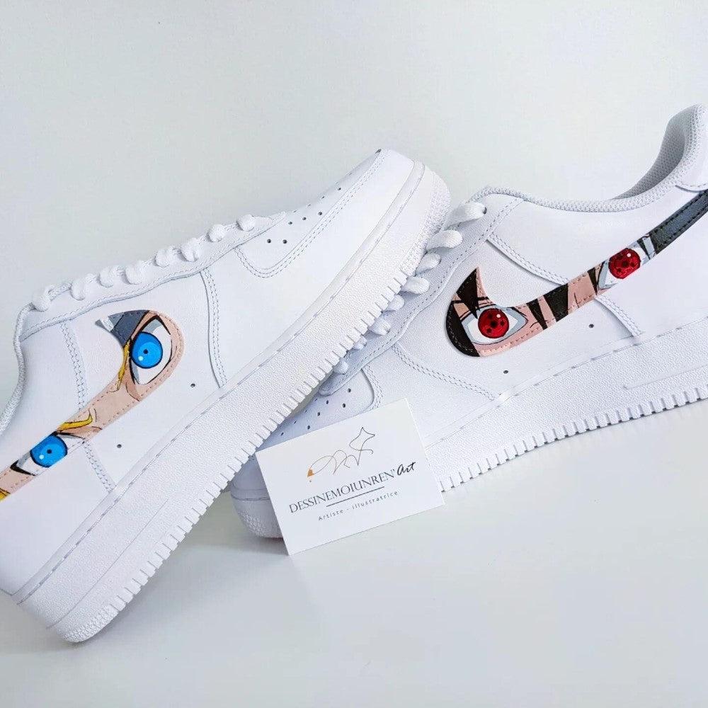 Naruto X Itashi X Jiraiya X Sasuke Amine Custom Air Force 1-shecustomize