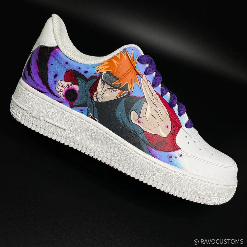 Naruto X Sasuke X Pain Amine Custom Air Force 1-shecustomize