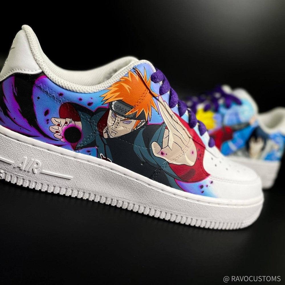 Naruto X Sasuke X Pain Amine Custom Air Force 1-shecustomize