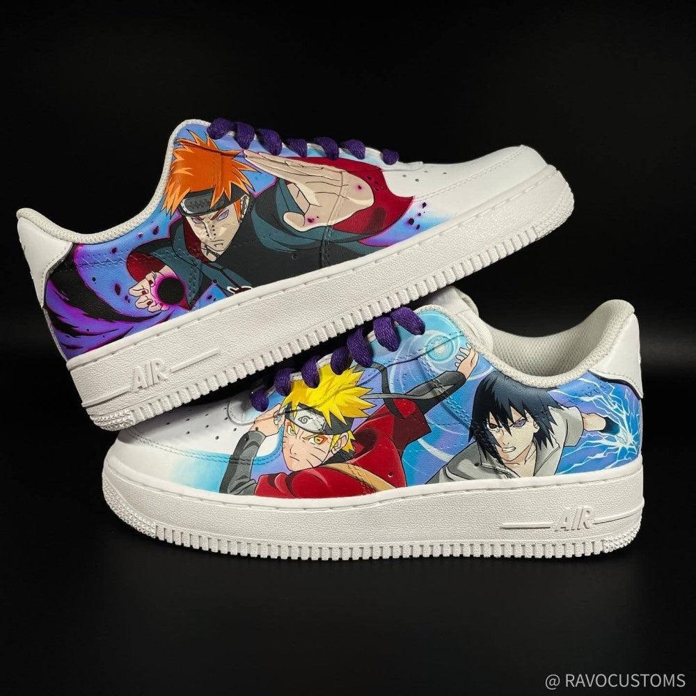 Naruto X Sasuke X Pain Amine Custom Air Force 1-shecustomize