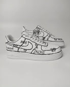 XXXTentacion Sketch Custom Air Force 1-shecustomize