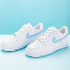 Baby Blue Air Force 1s Custom Shoes Sneakers-shecustomize