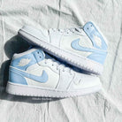 Baby Blue Custom Air Jordan 1-shecustomize