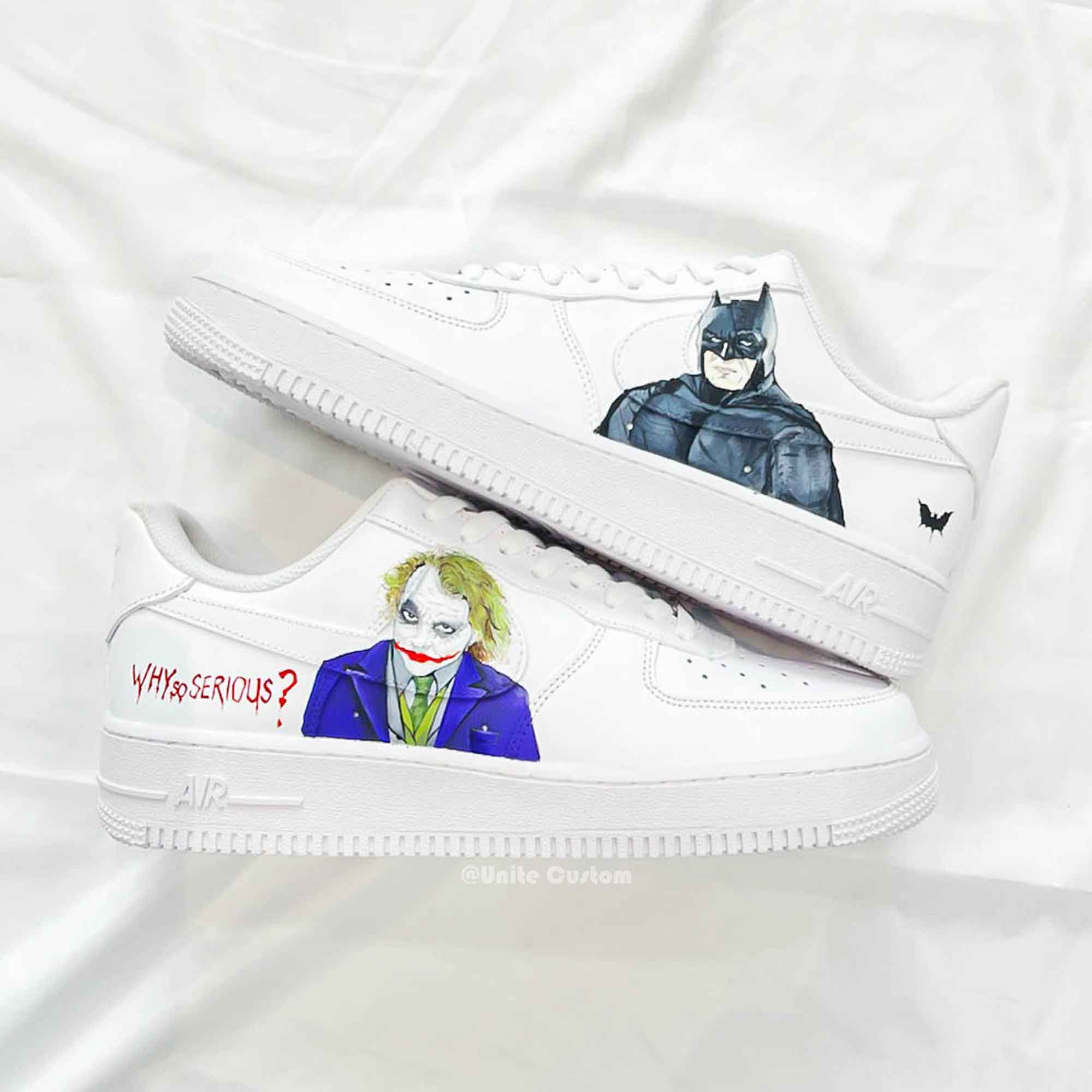 Batman Joker Custom Air Force 1-shecustomize