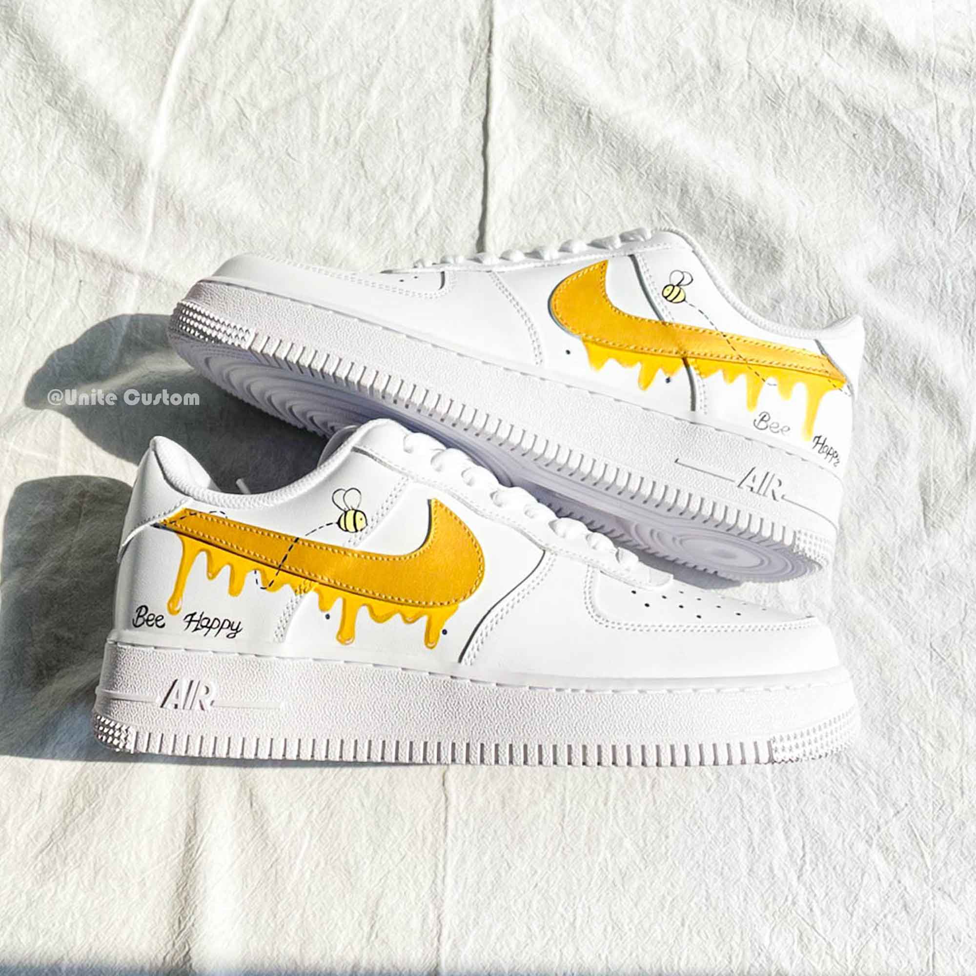 Bee Honey Custom Air Force 1-shecustomize