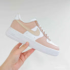 Beige Custom Air Force 1-shecustomize