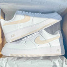 Beige Custom Air Force 1-shecustomize