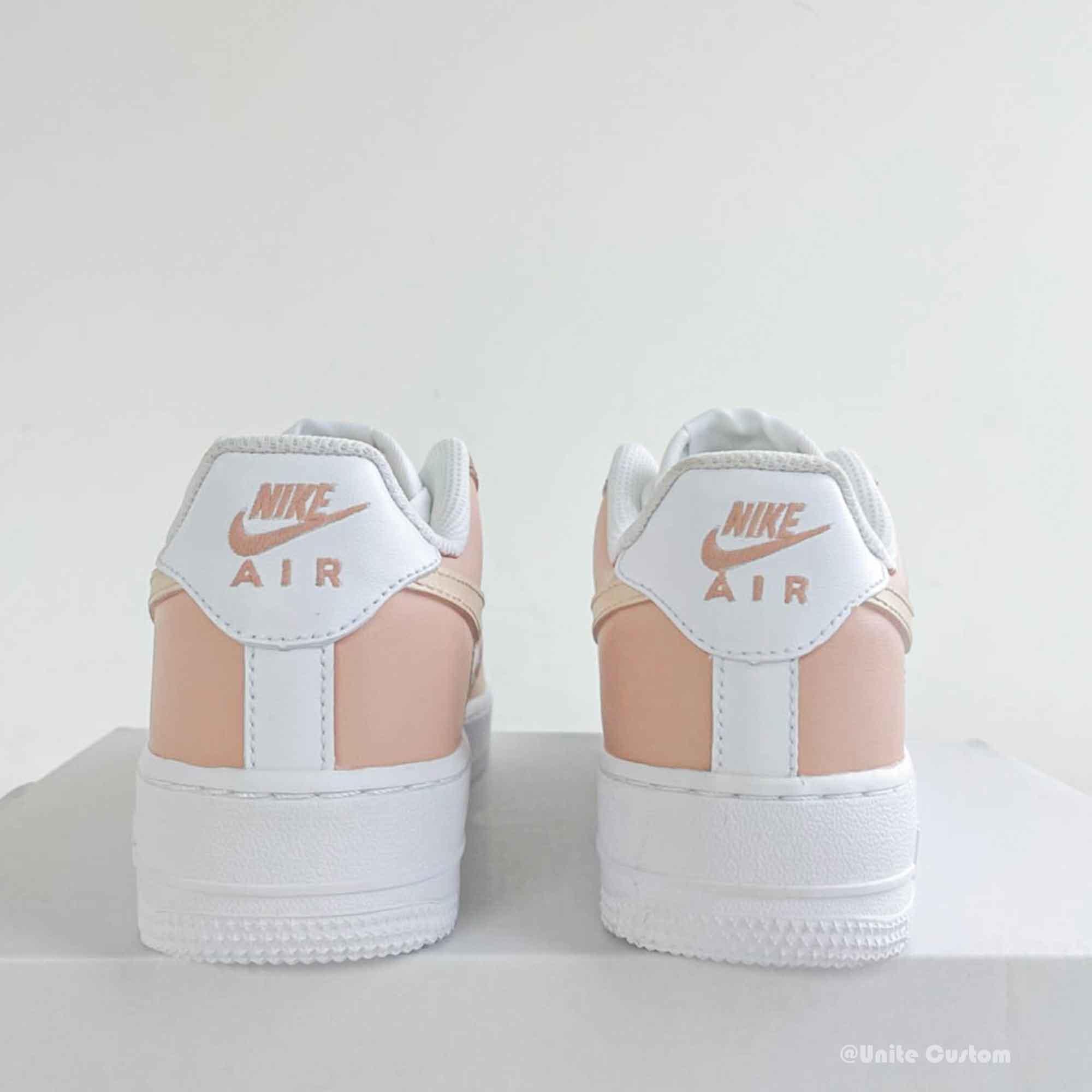 Beige Custom Air Force 1-shecustomize