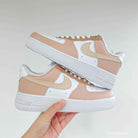 Beige Custom Air Force 1-shecustomize