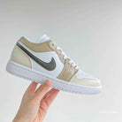 Beige Custom Air Jordan 1-shecustomize