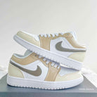 Beige Custom Air Jordan 1-shecustomize