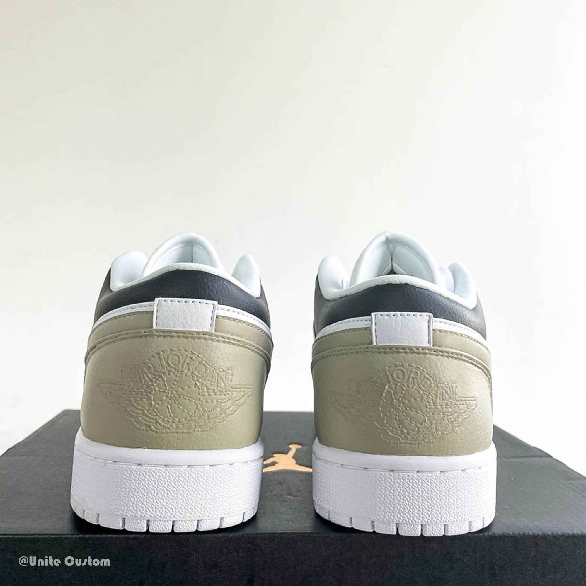 Black Gold Custom Air Jordan 1-shecustomize