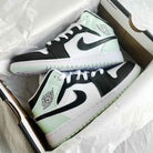 Black Green Custom Air Jordan 1-shecustomize