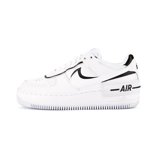 Black White Air Force 1s Shadow Custom Shoes Sneakers-shecustomize