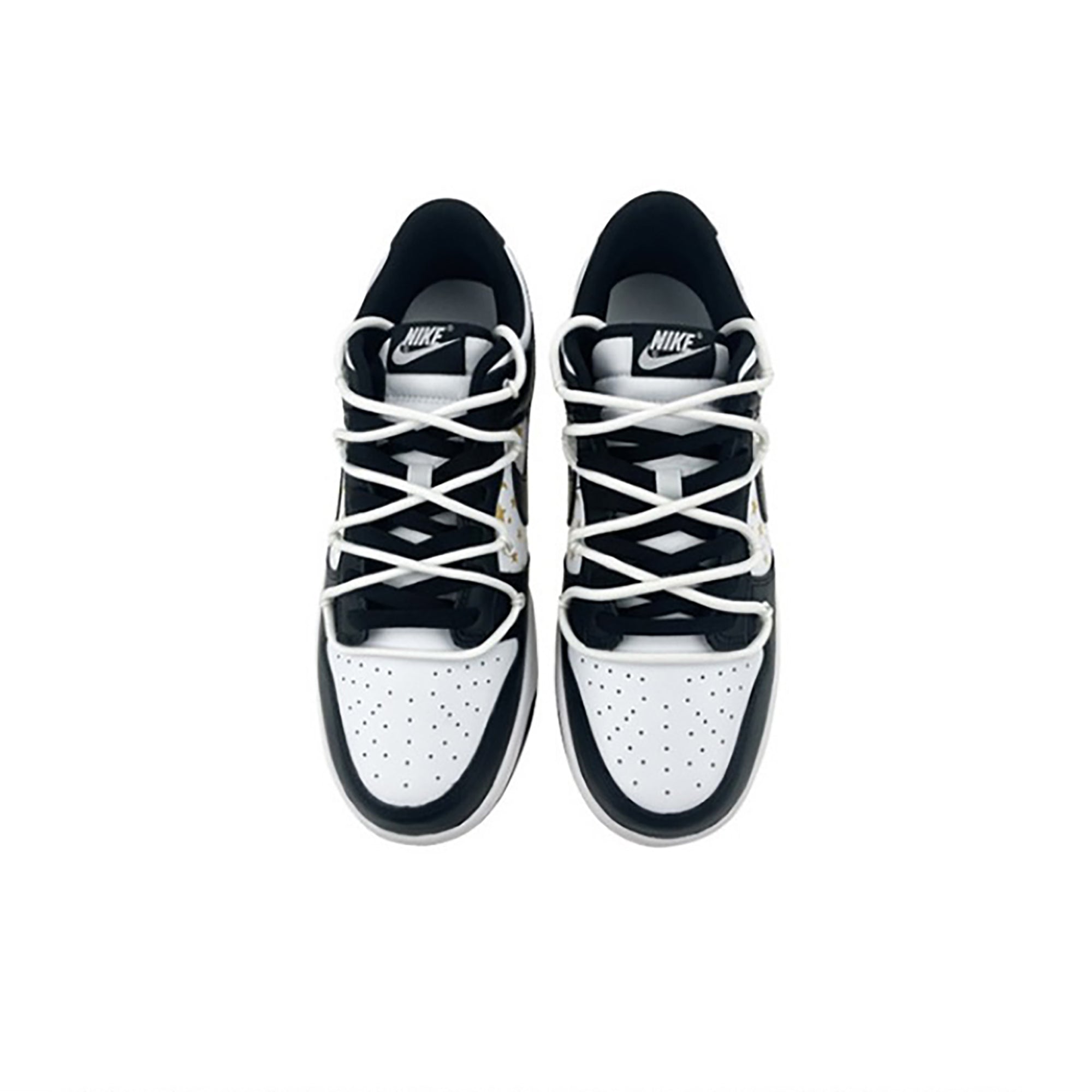 Black White Star Moon Custom Nike Dunk-shecustomize