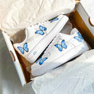 Blue Butterfly Custom Air Force 1-shecustomize